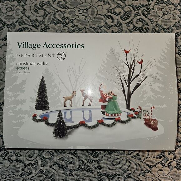 Department 56 Other - Department 56 Village Accessories Christmas Waltz Animated Scene